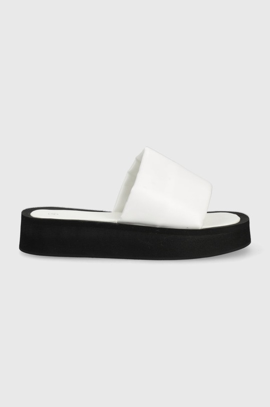 Truffle Collection papuci Ophelia platformă alb OPHELIA4.WHT