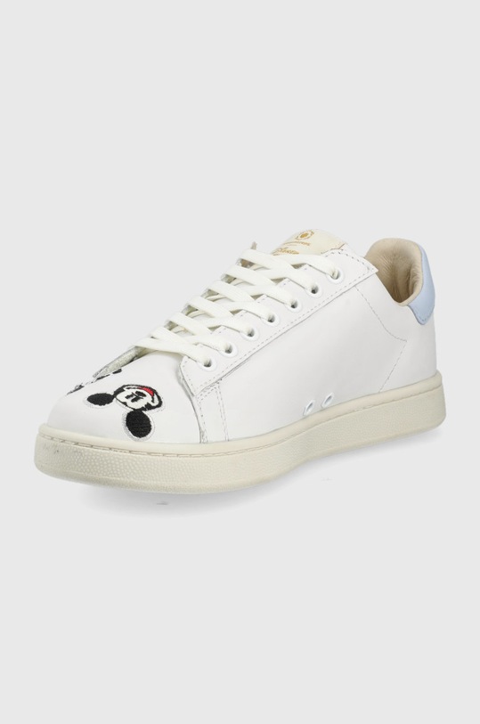 Boty Kožené boty MOA Concept Gallery MD800 bílá