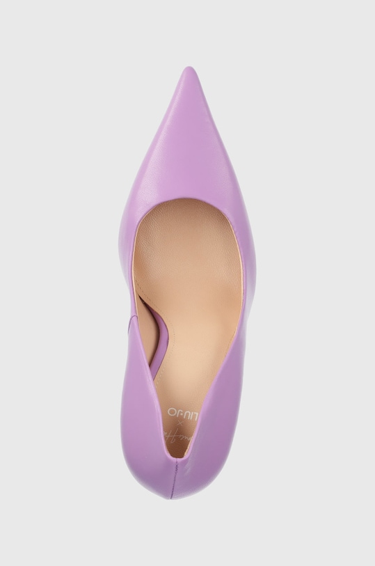 Kožené lodičky Liu Jo Pointy Leonie Hanne fialová SA2701PXD84S1201