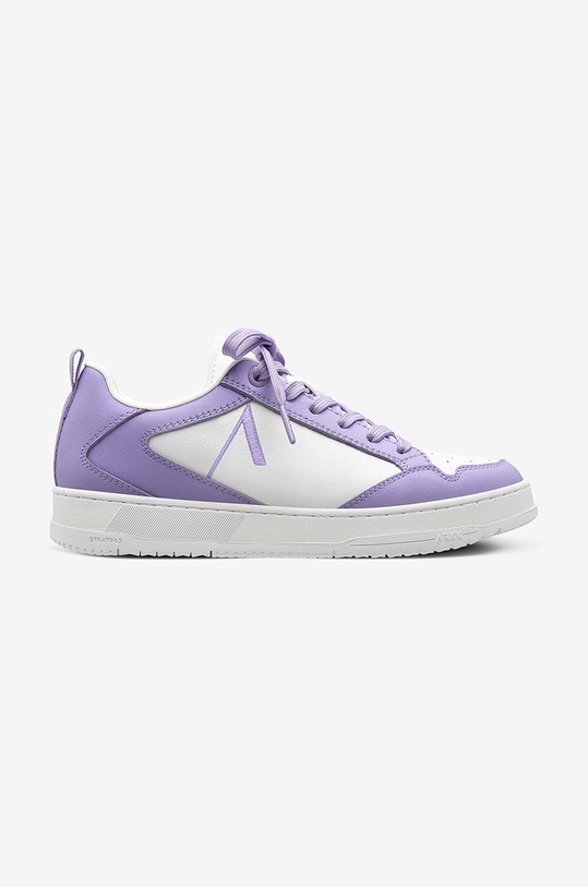 Kožené sneakers boty Arkk Copenhagen Visuklass plochá fialová CR5937.0266.W