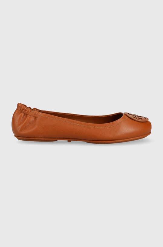 Kožené baleríny Tory Burch hnědá 137776.200