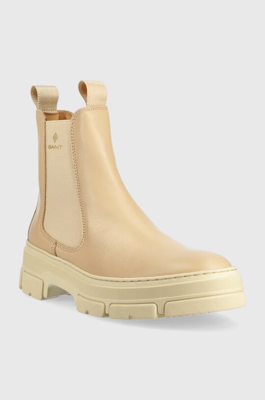 Кожени боти челси Gant Monthike 24551641.G151 бежов SS22
