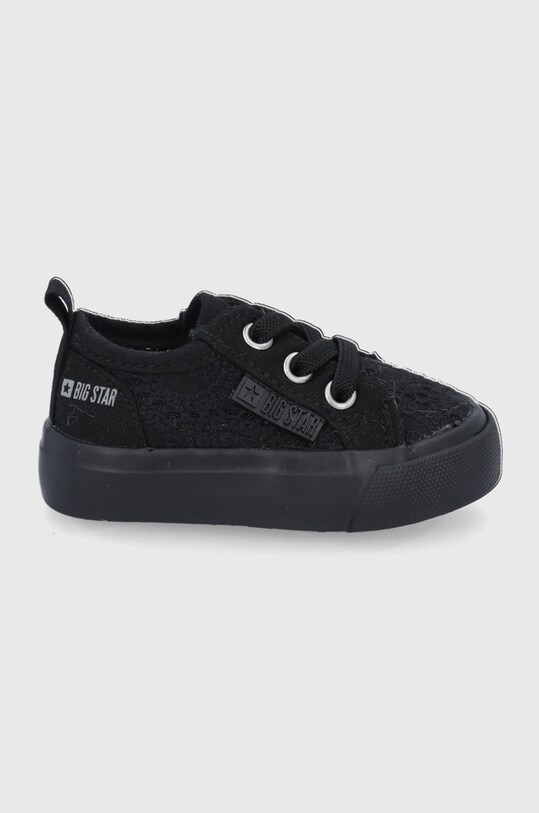 Big Star Tenisówki dziecięce slip on czarny JJ374019