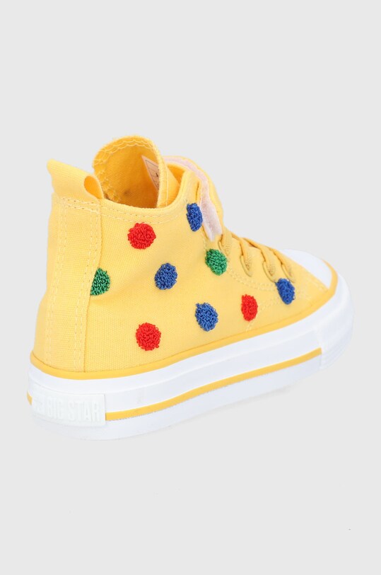 Dziewczynka Big Star Trampki dziecięce JJ374062 żółty