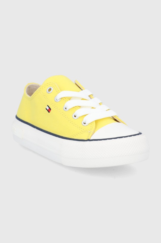 Tommy Hilfiger Tenisówki dziecięce T3A4.32118.30.34 żółty SS22