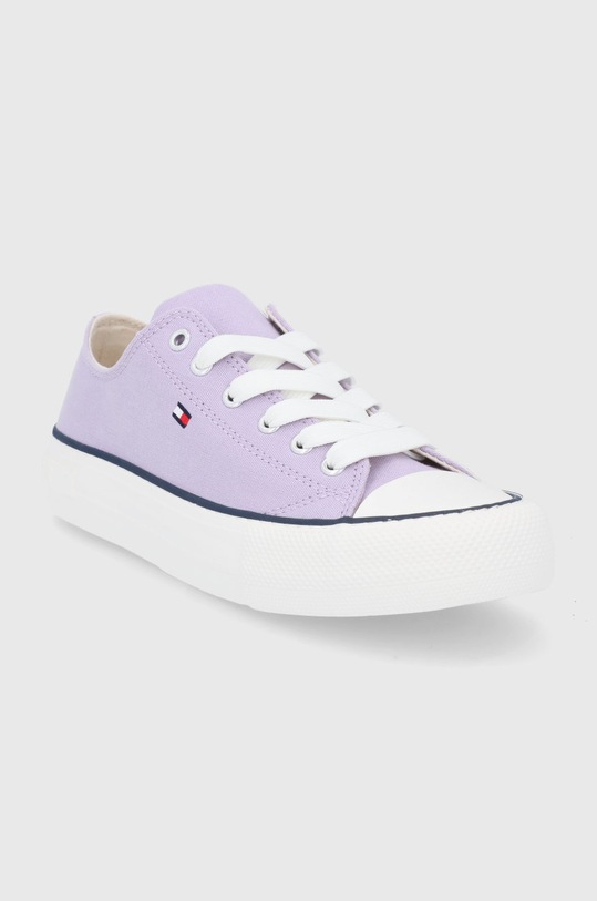Dječje tenisice Tommy Hilfiger T3A4.32118.35.40 ljubičasta SS22