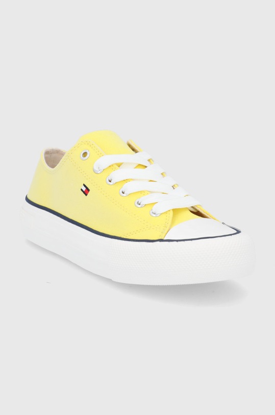 Tommy Hilfiger Tenisówki dziecięce T3A4.32118.35.40 żółty SS22