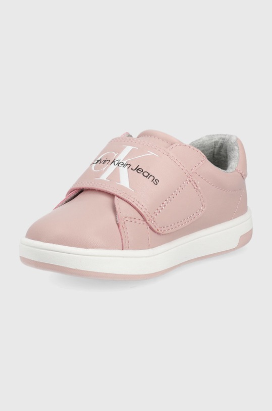 Dziewczynka Calvin Klein Jeans sneakersy dziecięce V1A9.80177. V1A9.80177. różowy