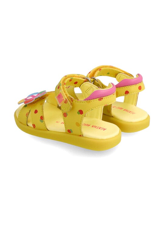 Deklice Agatha Ruiz de la Prada otroški usnjeni sandali 222935.G.24.27 rumena