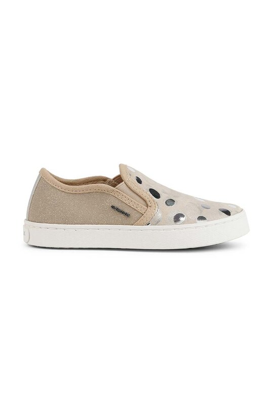 Geox pantofi copii piele argintiu J62D5D.007AS.28.35
