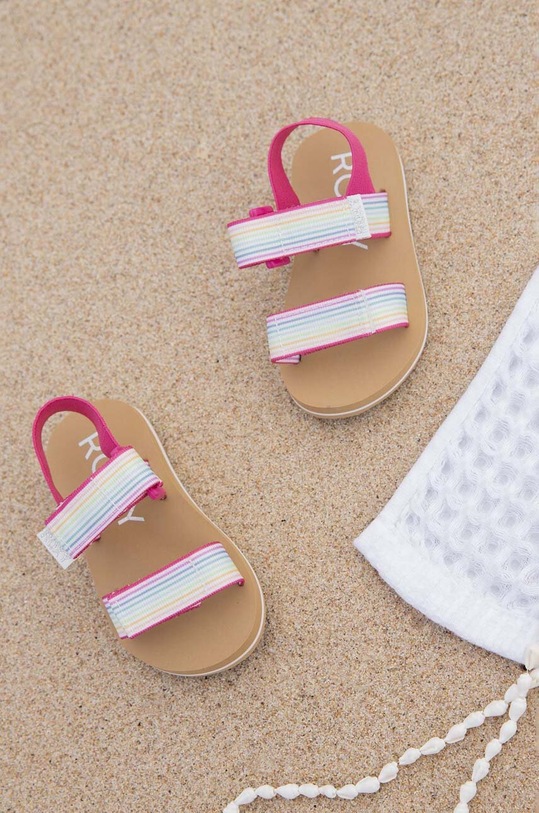 Roxy sandały dziecięce syntetyczny multicolor AROL100020