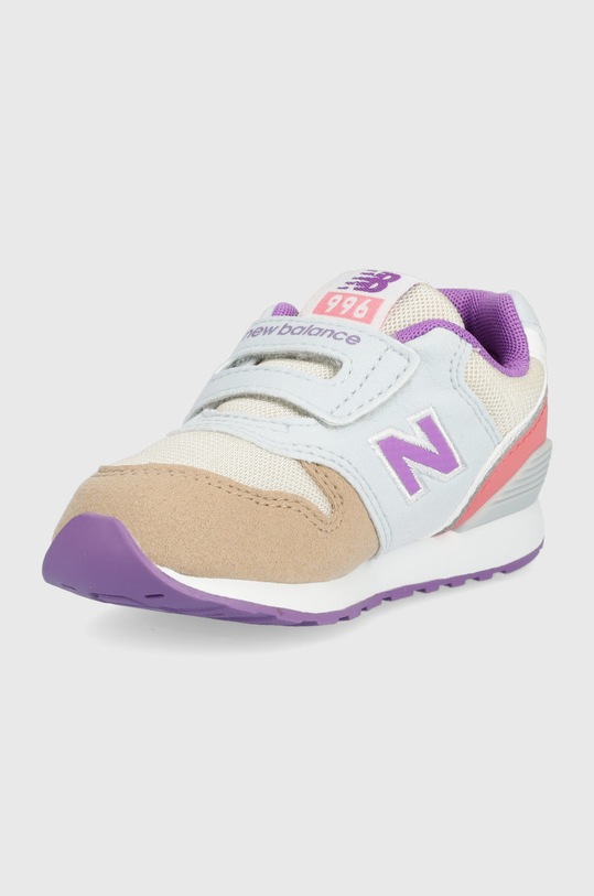 Dziewczynka New Balance sneakersy dziecięce IZ996JF3 IZ996JF3 beżowy