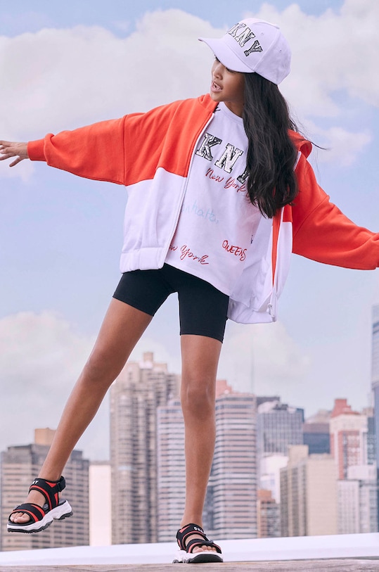 Dětské sandály Dkny D39068.27.35 oranžová