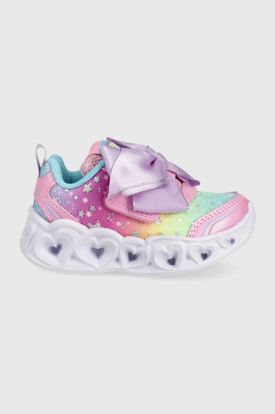 Dětské boty Skechers imitace kůže vícebarevná 302655N.PPYY