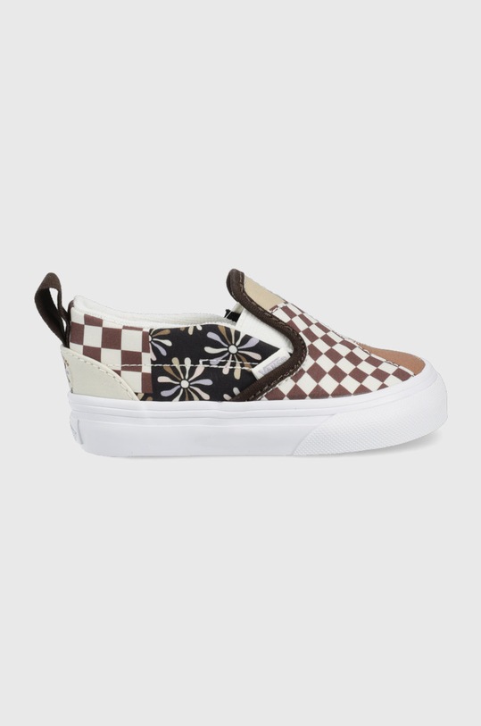 Vans tenisówki dziecięce slip on brązowy VN000UBSAS01
