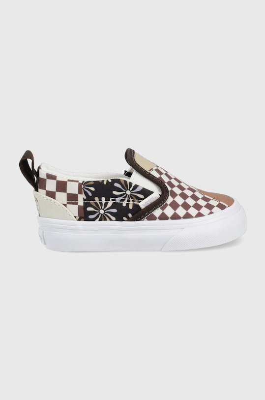 Vans tenisówki dziecięce slip on brązowy VN000UBSAS01