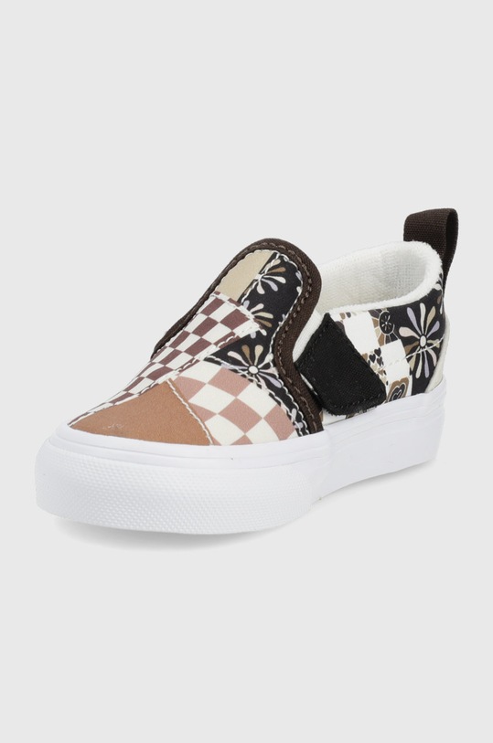 Dziewczynka Vans tenisówki dziecięce VN000UBSAS01 brązowy