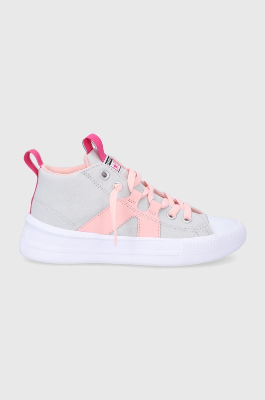 Converse trampki dziecięce imitacja skóry licowej szary 272785C.PPYY