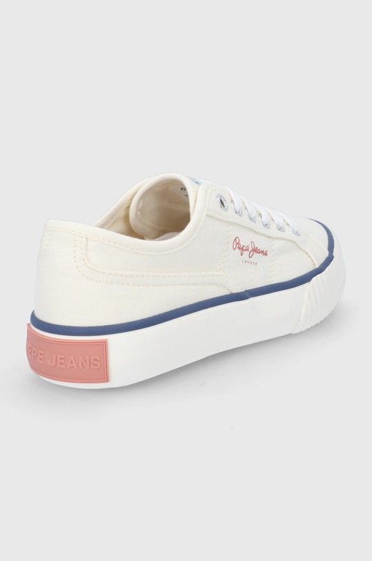 Dziewczynka Pepe Jeans tenisówki dziecięce Ottis PGS30542 beżowy