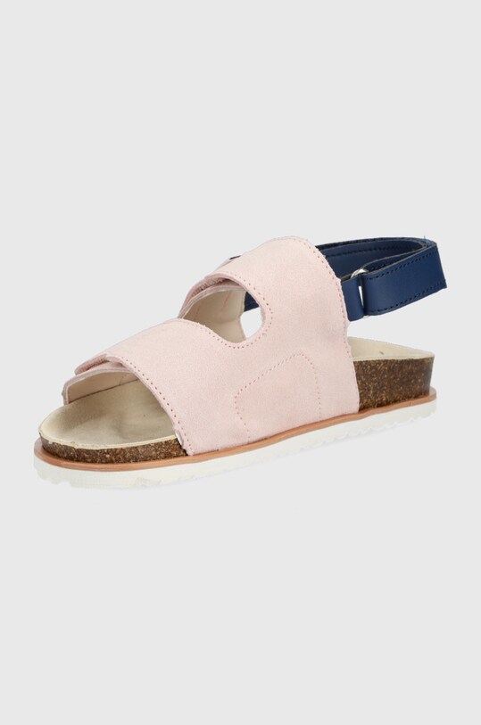 DÍVKA Dětské semišové sandály Pepe Jeans PGS90179 růžová