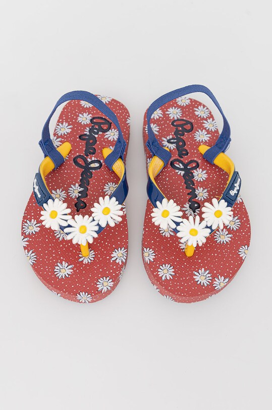 Dziewczynka Pepe Jeans sandały dziecięce PGS70051 czerwony