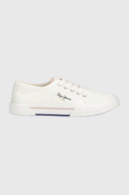 Dječje tenisice Pepe Jeans tekstil bijela PGS30543