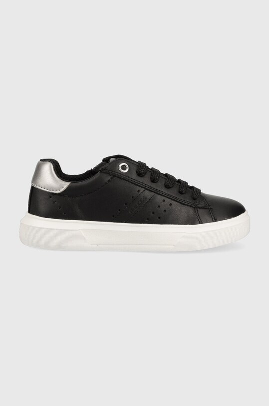 Geox sneakersy dziecięce imitacja skóry licowej czarny J25GCA.00085.28.35