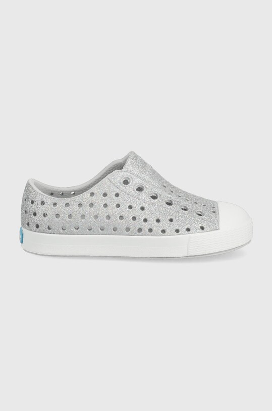 Native tenisówki dziecięce slip on srebrny JEFFERSON.13100112.G