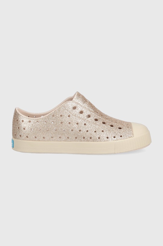 Native tenisówki dziecięce slip on złoty JEFFERSON.12100112.G