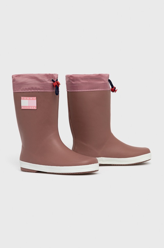 Dječje gumene čizme Tommy Hilfiger T3X6.30766.35.39 roza SS23