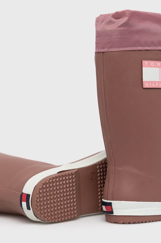 Chłopiec Tommy Hilfiger Kalosze dziecięce T3X6.30766.35.39 różowy