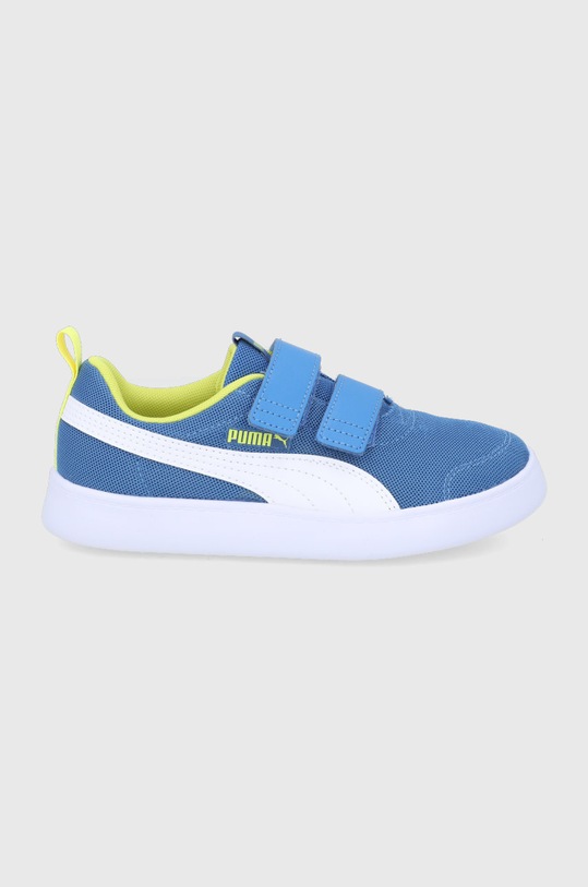Puma tenisówki dziecięce 371758 imitacja skóry licowej niebieski 371758