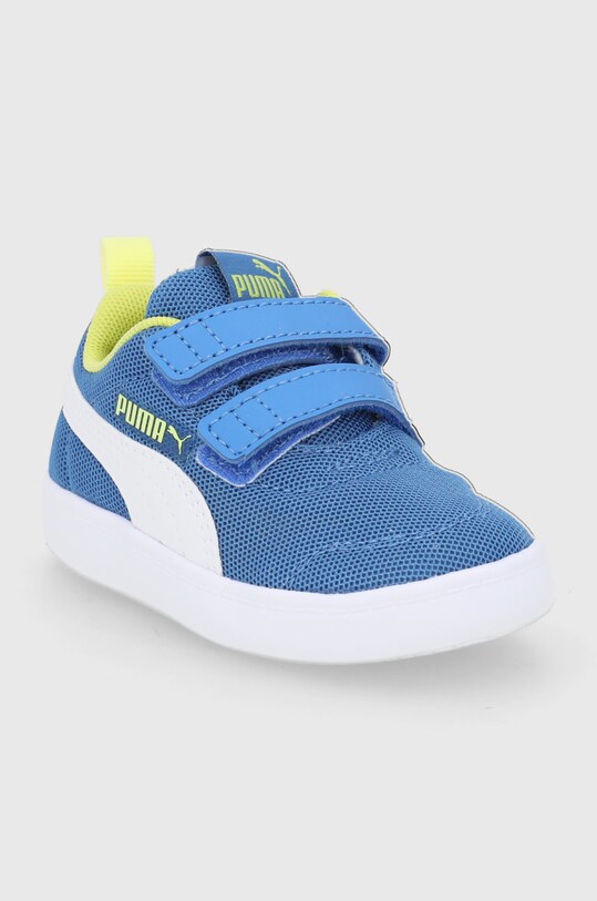 Puma buty dziecięce Courtflex v2 371759 371759 niebieski SS24