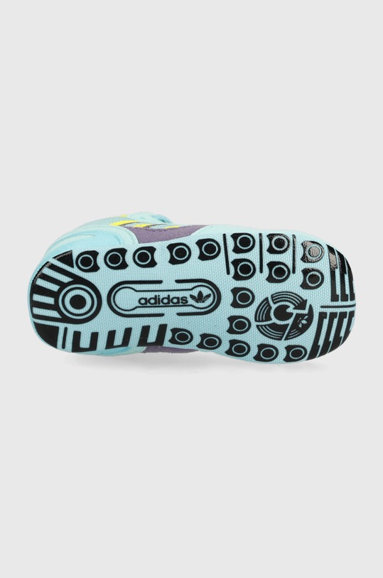 Dětské papuče adidas Originals GX5311 modrá