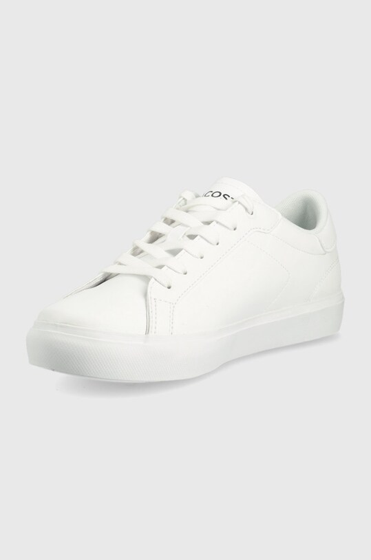Băieți Lacoste sneakers pentru copii 741SUJ0014 alb