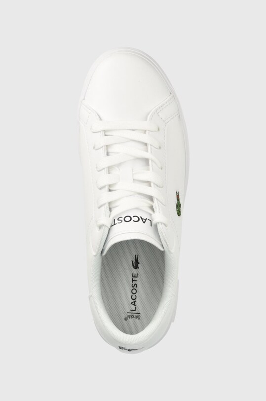 Lacoste sneakers pentru copii alb 741SUJ0014