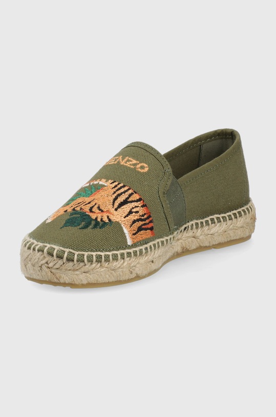 Kenzo Kids espadryle dziecięce zielony K59029