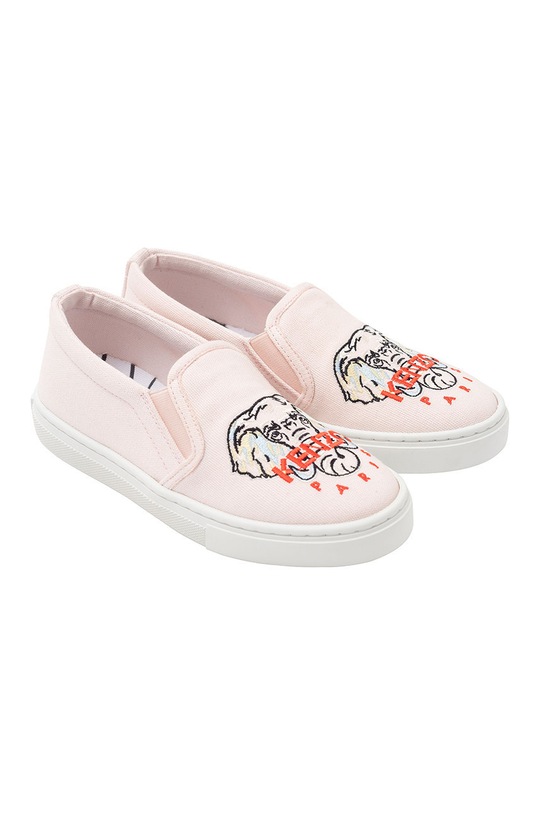 Kenzo Kids tenisi copii textil roz K59041