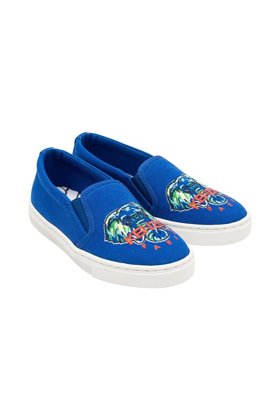 Дитячі кеди Kenzo Kids slip on блакитний K59041