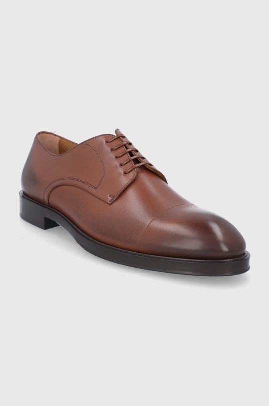 BOSS Półbuty skórzane Honord 50463566.211 brązowy SS22