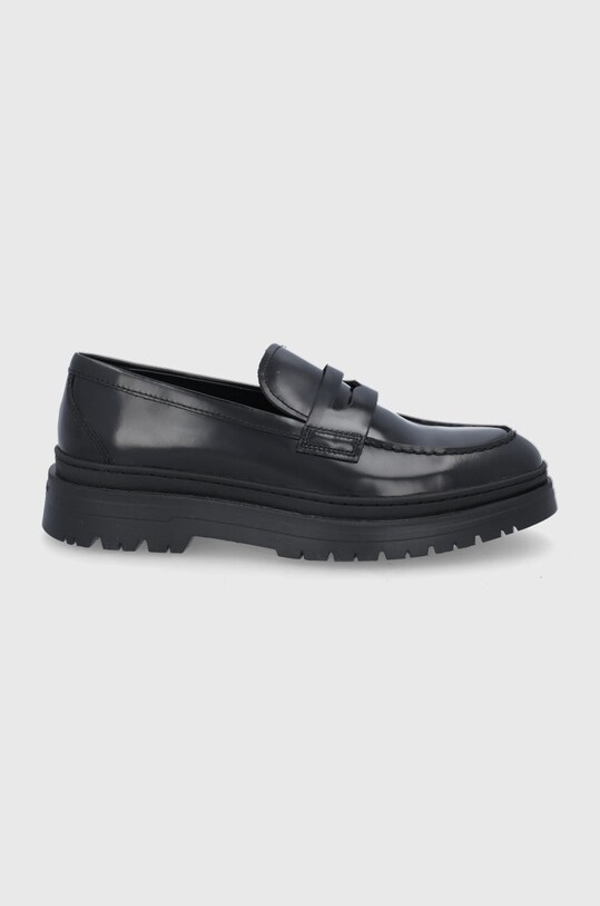 Vagabond Shoemakers Mokasyny skórzane JAMES eleganckie czarny 508060420