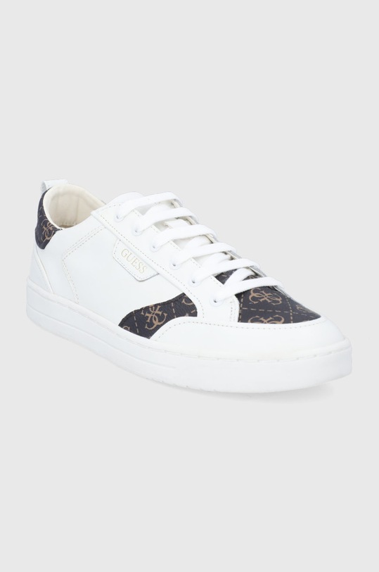 Topánky Guess FM5CER.LEA12.WBROC biela SS22