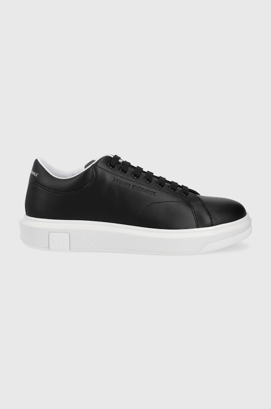 Armani Exchange sneakersy skórzane czarny XUX123.XV534.00002