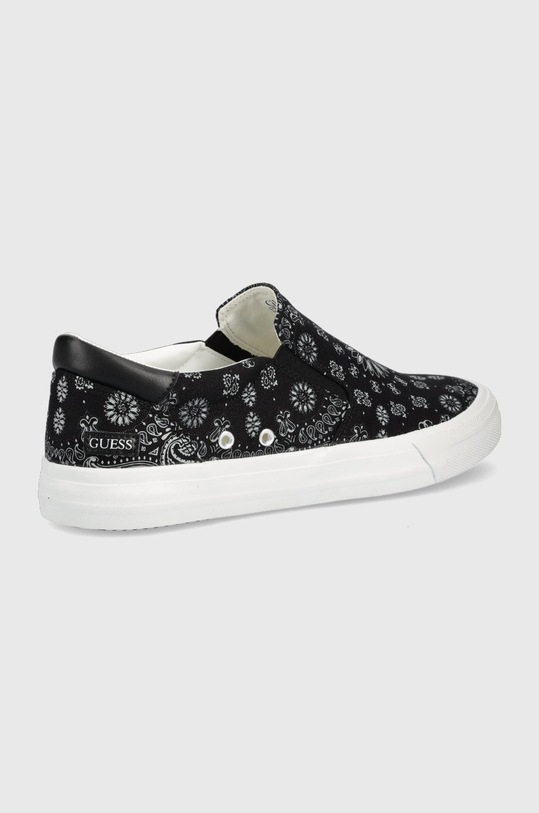 Πάνινα παπούτσια Guess Ederle FM6ESO.FAP12.BANBK μαύρο SS22