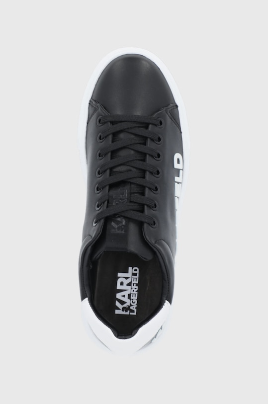 Karl Lagerfeld Buty skórzane MAXI KUP czarny KL52225.001