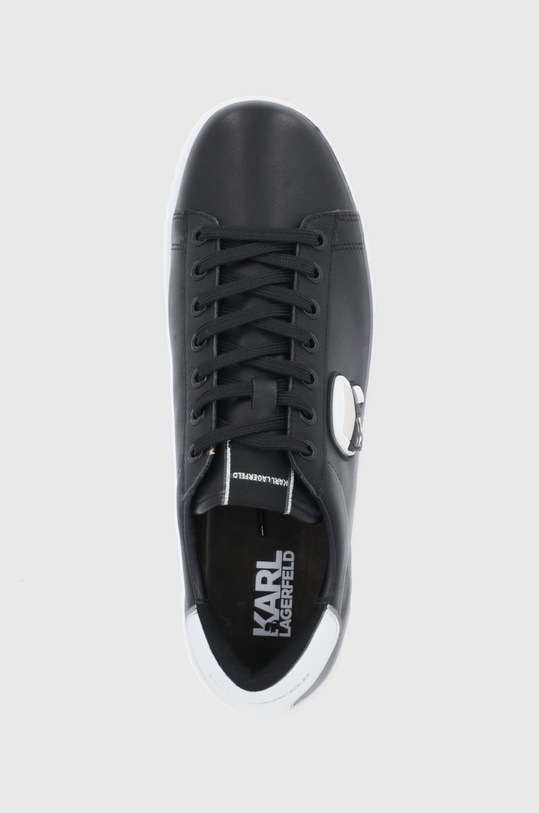 Karl Lagerfeld bőr cipő Kupsole Iii fekete KL51030.000