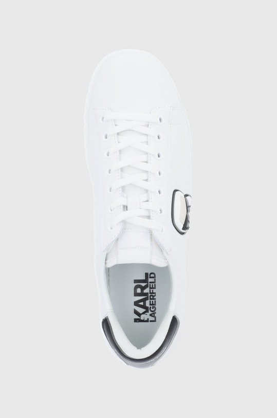 Kožená obuv Karl Lagerfeld Kupsole Iii biela KL51030.011
