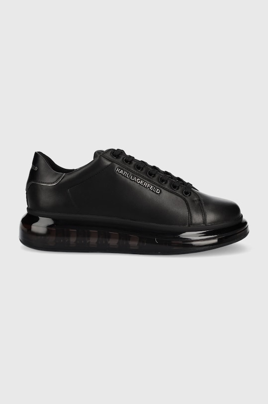 Kožne tenisice Karl Lagerfeld Kapri Kushion crna KL52625.00X