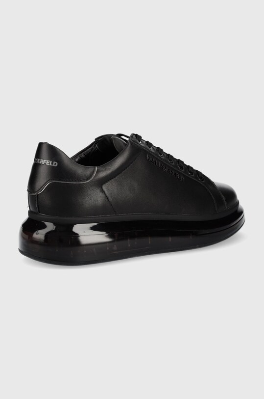 Kožne tenisice Karl Lagerfeld Kapri Kushion KL52625.00X crna SS22