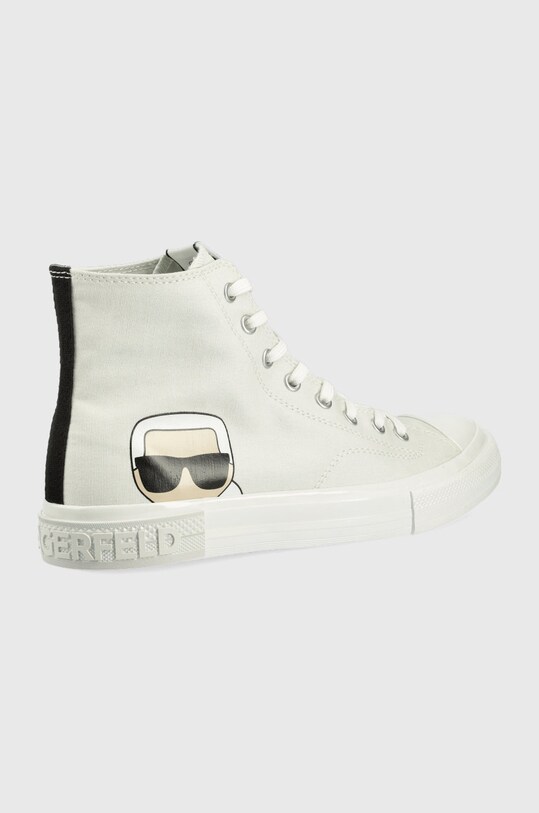 Високи кецове Karl Lagerfeld Kampus Iii KL50350.911 бял SS22